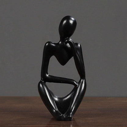 ArtMind – Minimalist Denker Skulptur mit moderner Eleganz