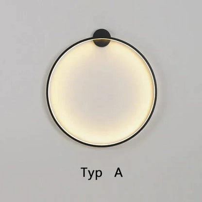 Moderne Eleganz Runde LED Wandleuchte – Minimalistisches Design für zeitgenössische Räume