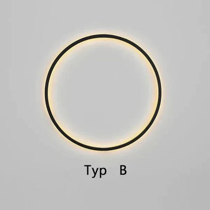 Moderne Eleganz Runde LED Wandleuchte – Minimalistisches Design für zeitgenössische Räume