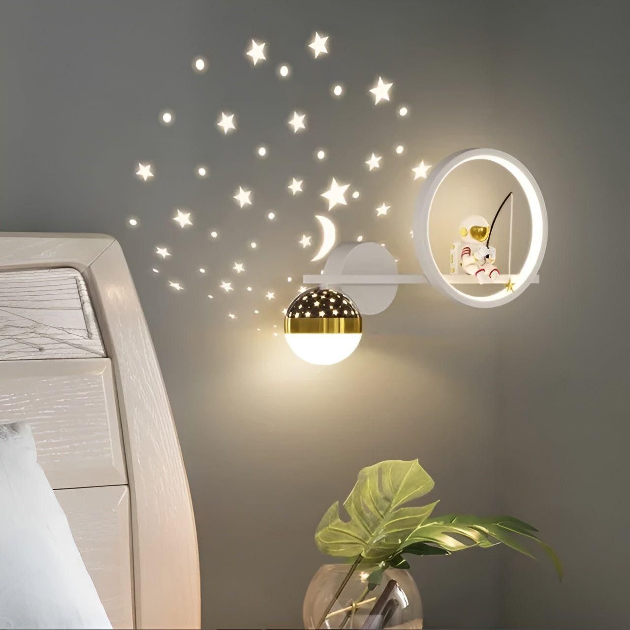 Garduru Lamp - Moderne Kinder Sternenhimmel-Projektor LED-Wandlampe