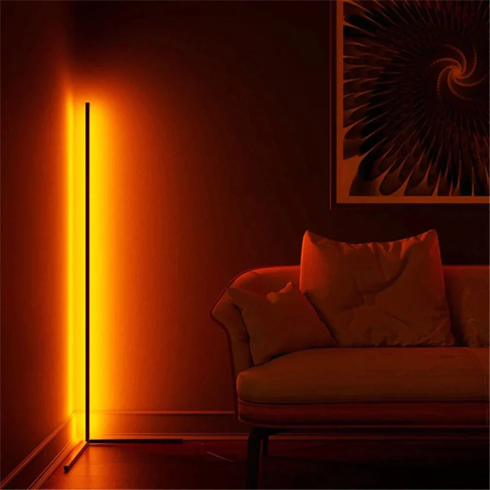 NeoGlow – Futuristische RGB LED Stehlampe mit 16 Millionen Farben, App und Fernbedienung