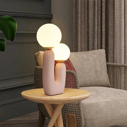 Nordique Glow - Moderne Glastischlampe