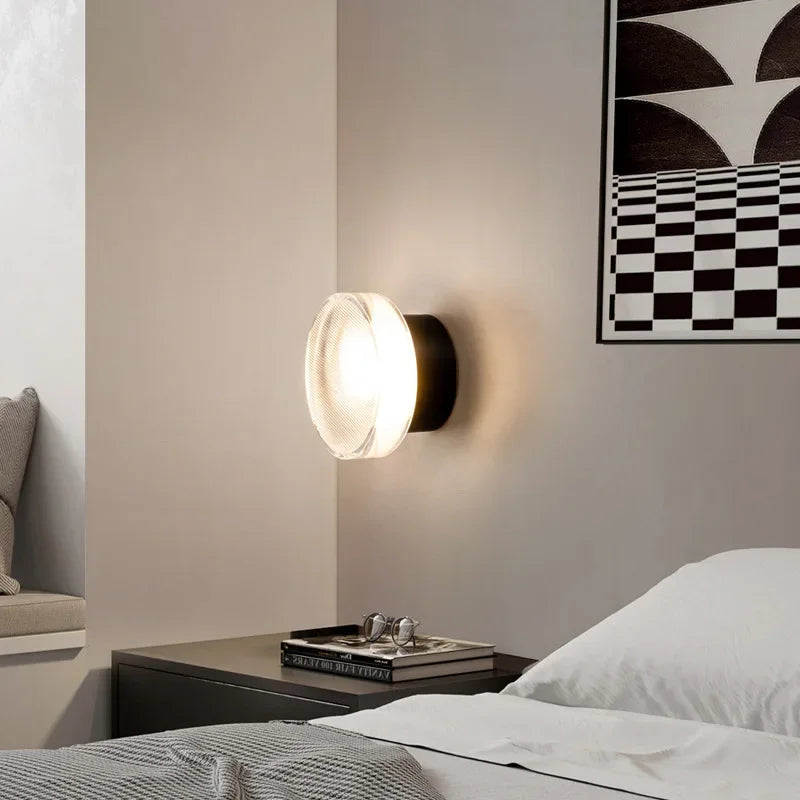 Garduru Runde Moderne Wandlampe | Elegantes Lichtdesign | Dimmbare 3-Farb-Option