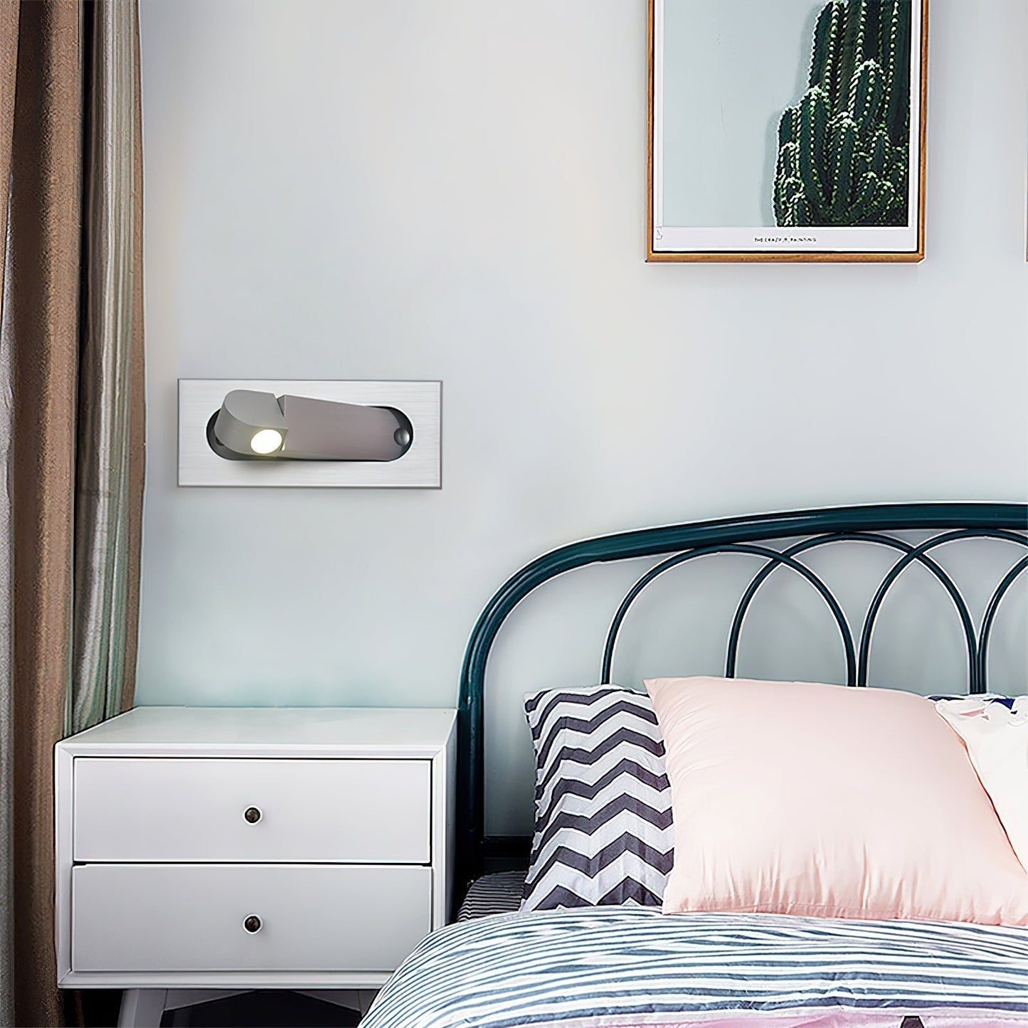 Moderne LED-Leselampe – Verstellbare Nachttischlampe für das Bett mit sanftem Licht