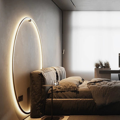 Garduru minimalistische Ring-LED-Wandlampe Luna - Luke