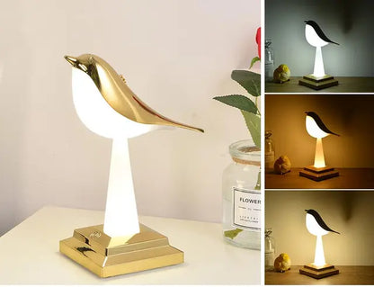 Moderne Tischlampe mit einzigartigem Vogel-Design für ein stilvolles Interieur