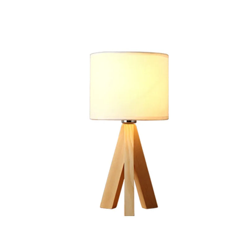 LumiWood – Moderne Holz-Tischlampe mit warmer, natürlicher Eleganz