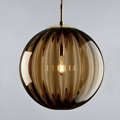 Moderne Glas Hängeleuchte – Schwebendes Kugeldesign – LED-Technik