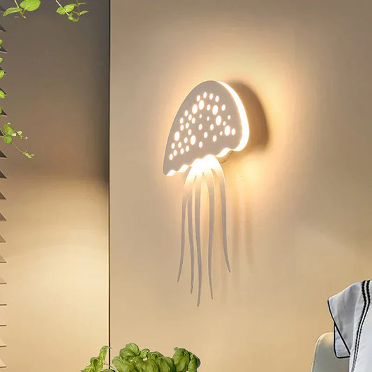 LED-Qualle-Wandlicht für Heimdekoration - Einzigartiges vom Ozean inspiriertes Design