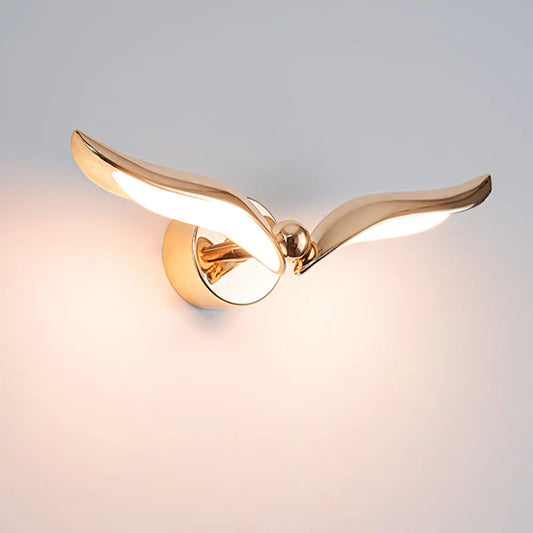 Wandleuchte Gold Möwe | SeaGullLuxe