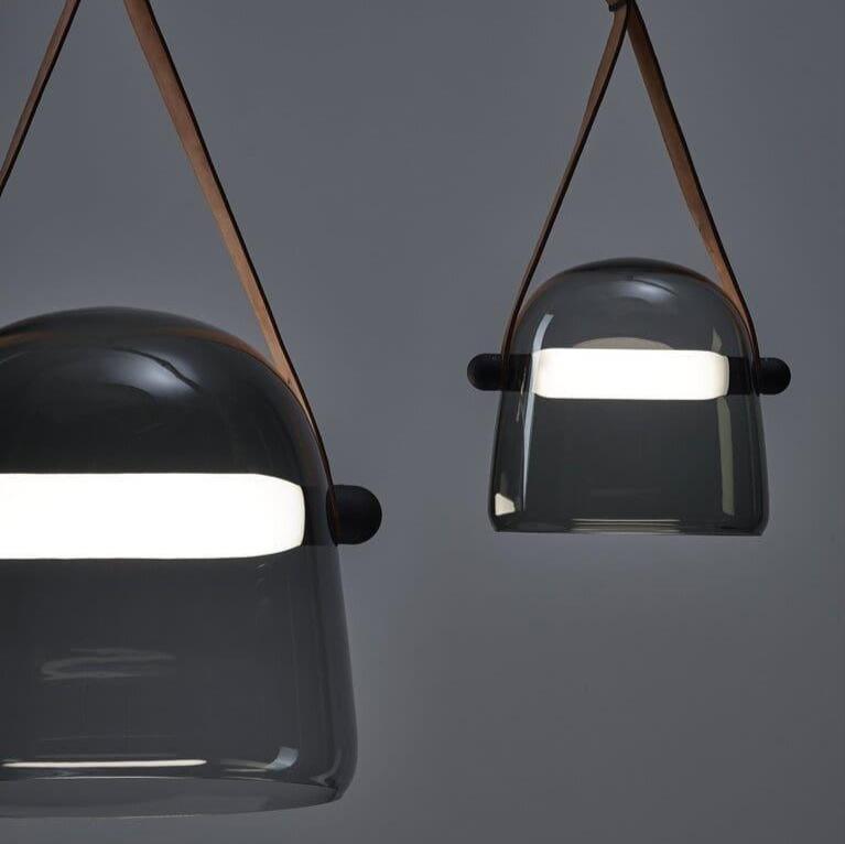 Suspension Mona Minimalistisch aus Metall und Glas - Elegante LED-Beleuchtung für Wohnzimmer und Esszimmer