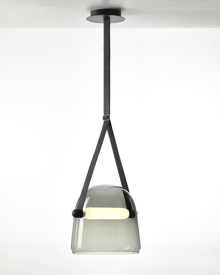 Suspension Mona Minimalistisch aus Metall und Glas - Elegante LED-Beleuchtung für Wohnzimmer und Esszimmer