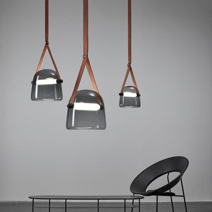 Suspension Mona Minimalistisch aus Metall und Glas - Elegante LED-Beleuchtung für Wohnzimmer und Esszimmer