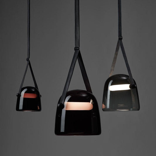 Suspension Mona Minimalistisch aus Metall und Glas - Elegante LED-Beleuchtung für Wohnzimmer und Esszimmer