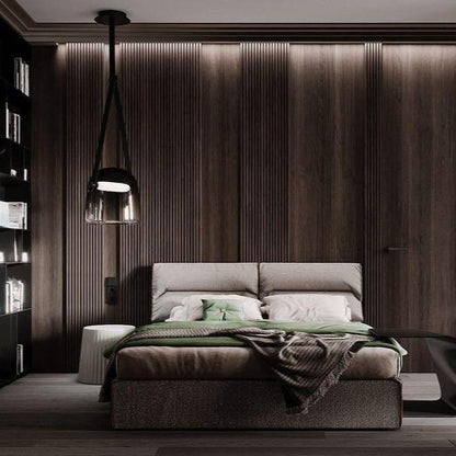 Suspension Mona Minimalistisch aus Metall und Glas - Elegante LED-Beleuchtung für Wohnzimmer und Esszimmer