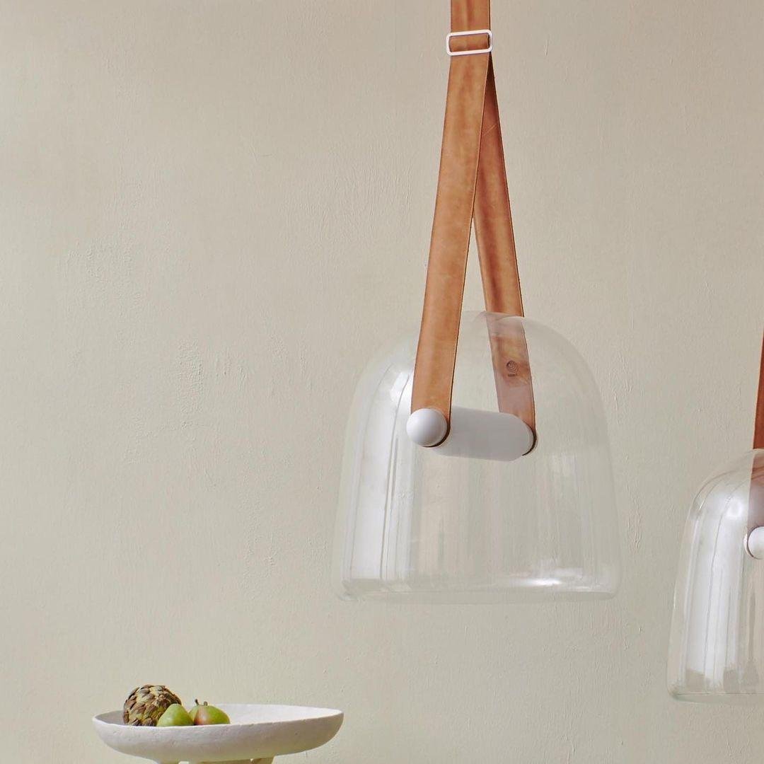 Suspension Mona Minimalistisch aus Metall und Glas - Elegante LED-Beleuchtung für Wohnzimmer und Esszimmer