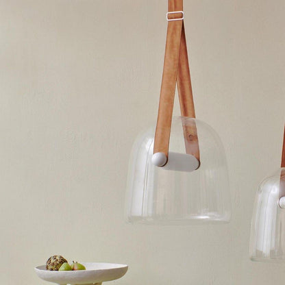 Suspension Mona Minimalistisch aus Metall und Glas - Elegante LED-Beleuchtung für Wohnzimmer und Esszimmer