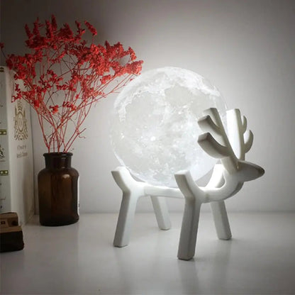 Lumora Moon Ultraschall Luftbefeuchter Lampe - LED Ambient Light & Aroma Diffuser Combo