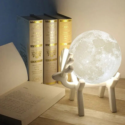 Lumora Moon Ultraschall Luftbefeuchter Lampe - LED Ambient Light & Aroma Diffuser Combo