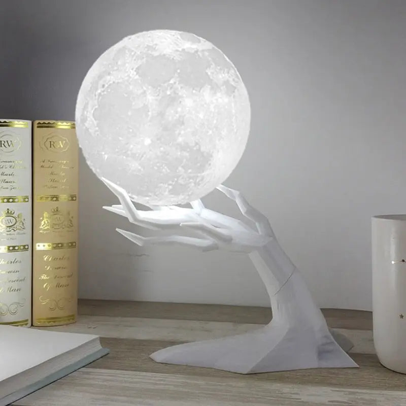 Lumora Moon Ultraschall Luftbefeuchter Lampe - LED Ambient Light & Aroma Diffuser Combo