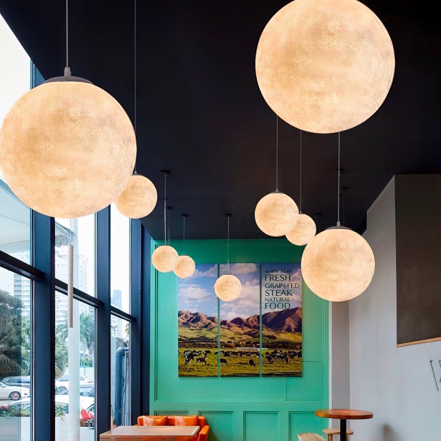 Suspension Moon LED – Modernes und Beruhigendes Licht, Elegantes Design
