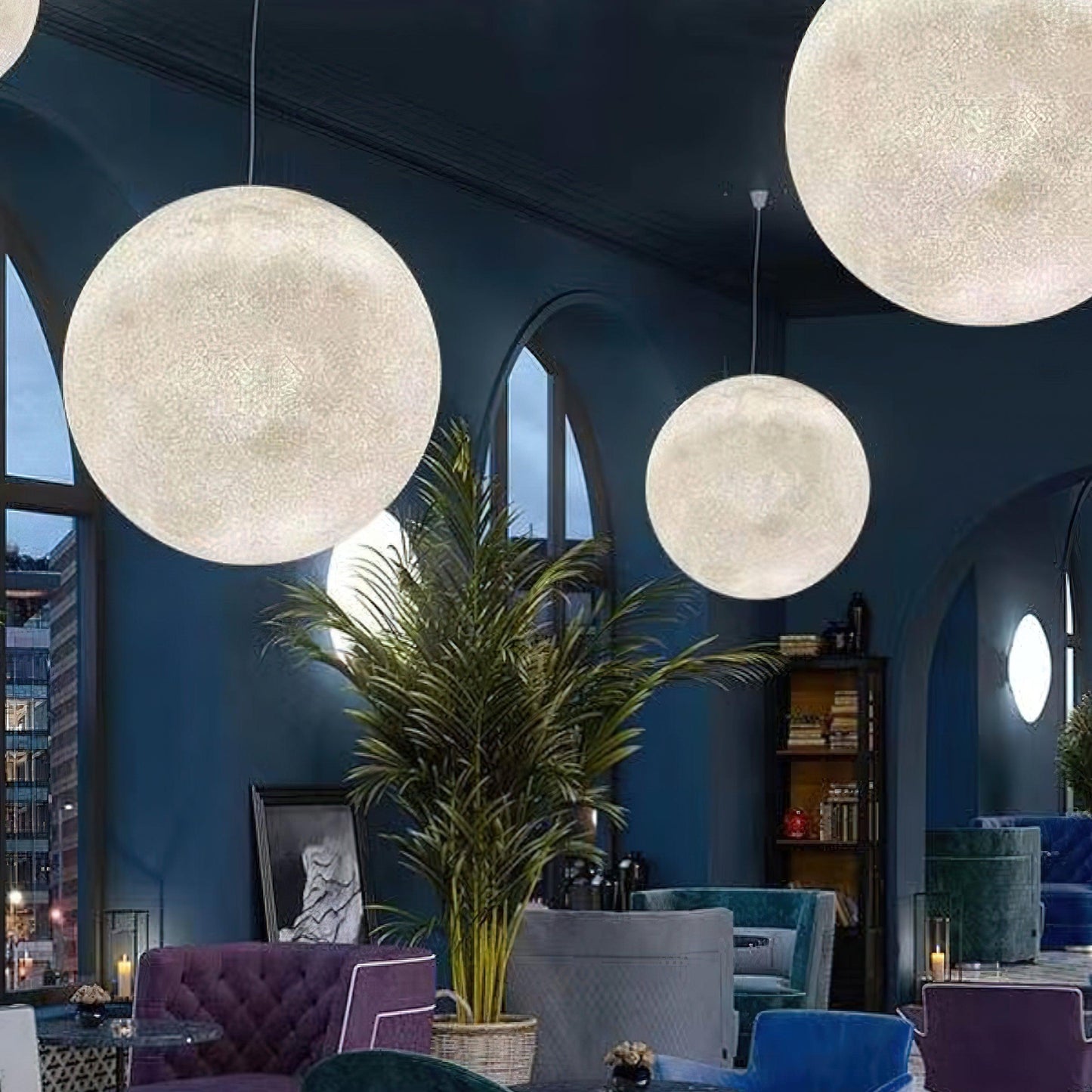 Suspension Moon LED – Modernes und Beruhigendes Licht, Elegantes Design