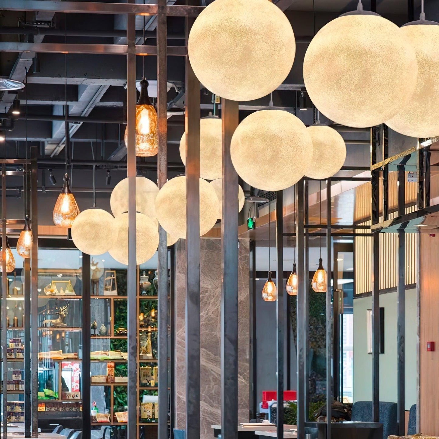 Suspension Moon LED – Modernes und Beruhigendes Licht, Elegantes Design