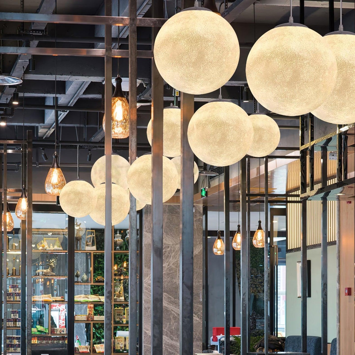 Suspension Moon LED – Modernes und Beruhigendes Licht, Elegantes Design