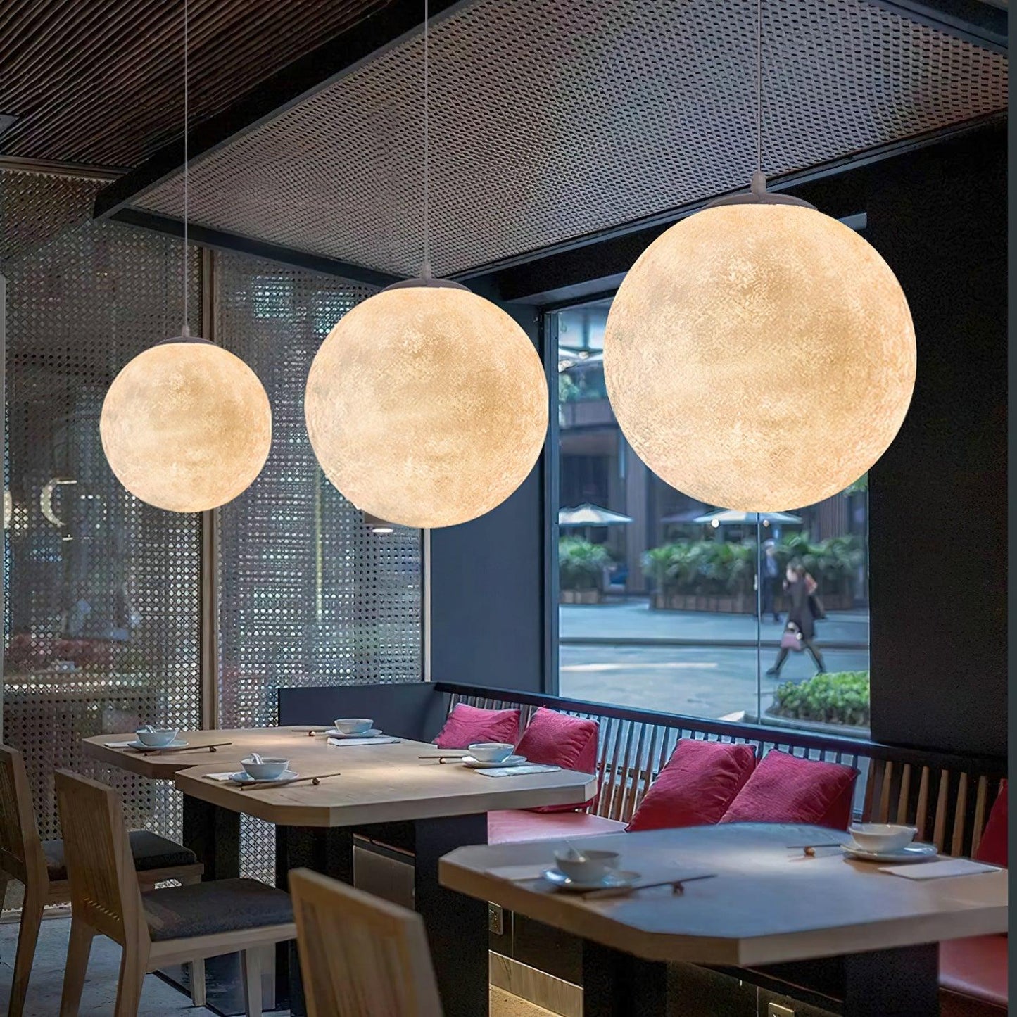 Suspension Moon LED – Modernes und Beruhigendes Licht, Elegantes Design