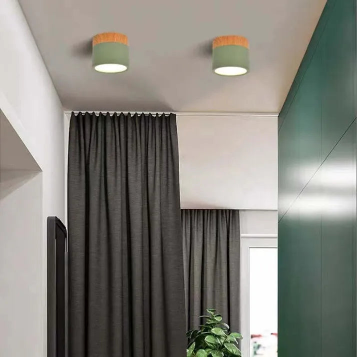 Garduru Zylinder LED Deckenleuchte – Minimalistische Einbauleuchte für moderne Flure
