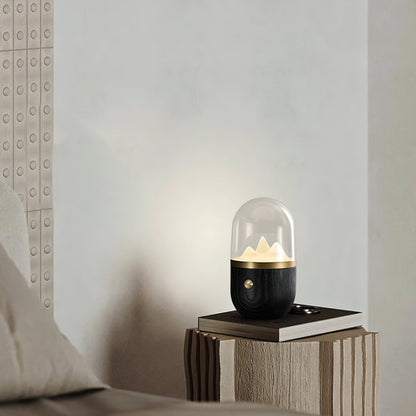 Berggipfel Nachttischlampe