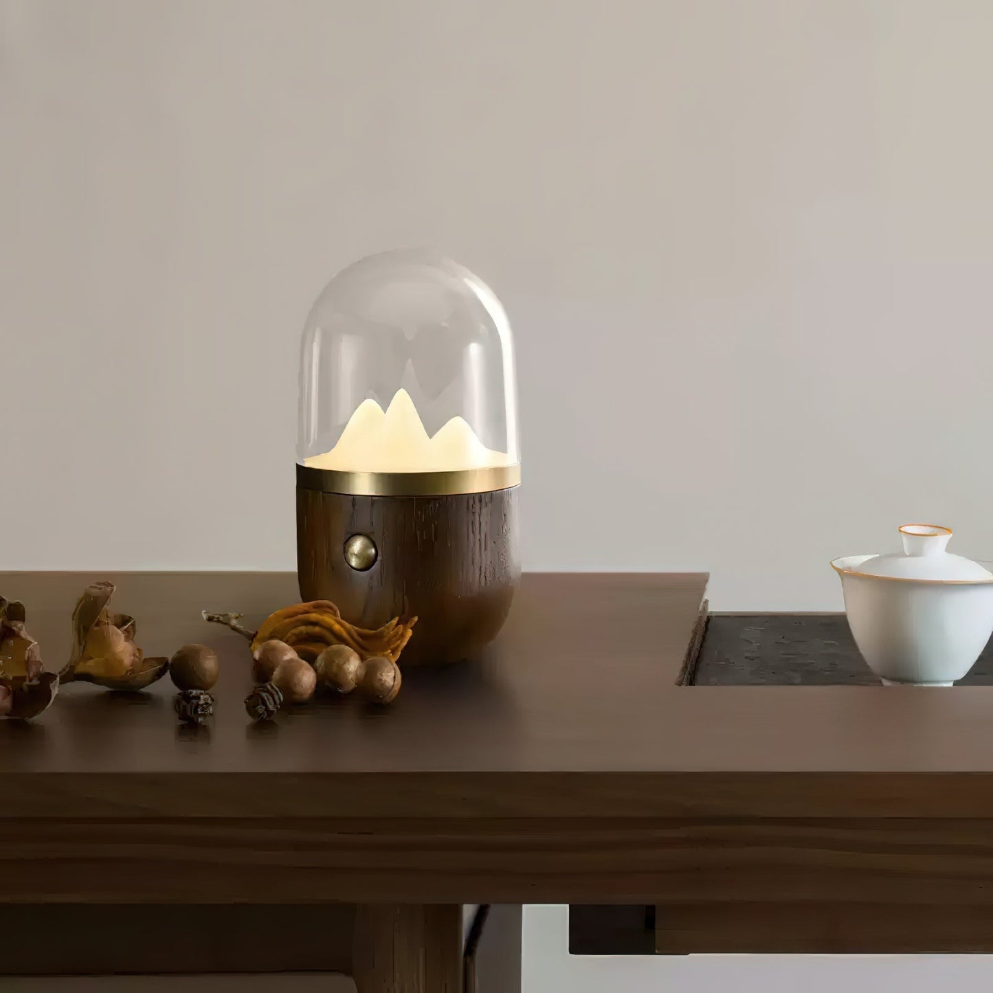 Berggipfel Nachttischlampe