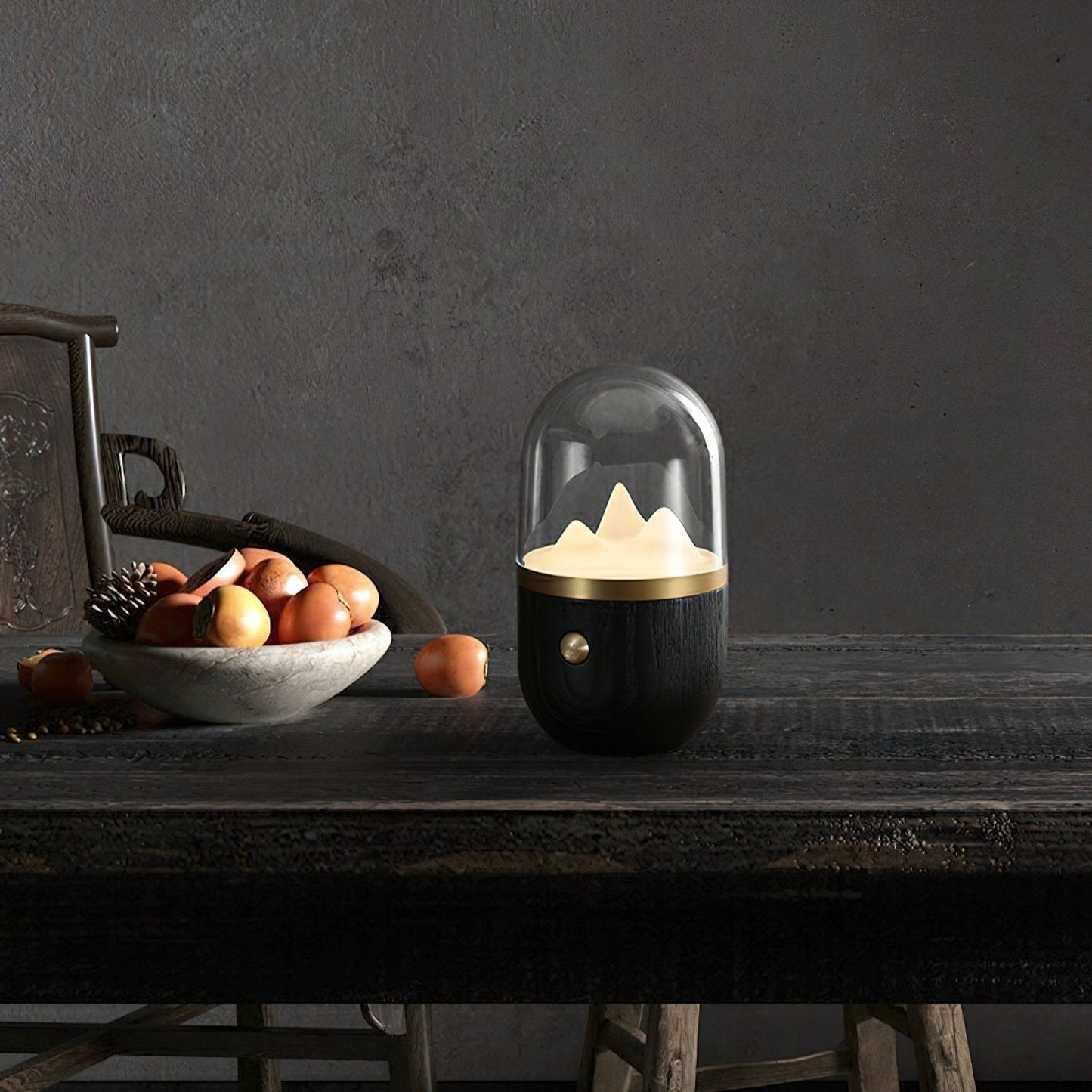 Berggipfel Nachttischlampe