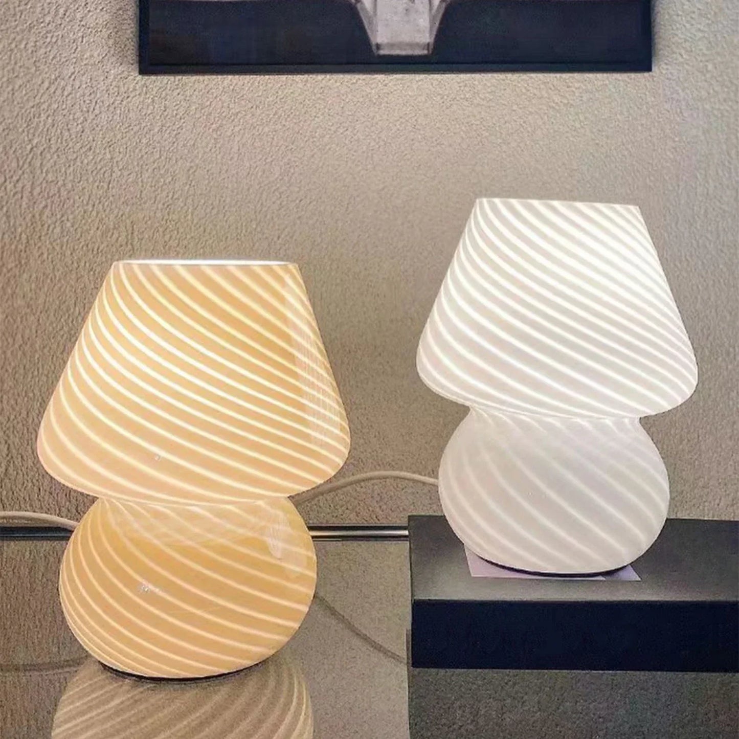 Garduru - Moderne Glas Tischlampe für einen gemütlichen und stilvollen Raum