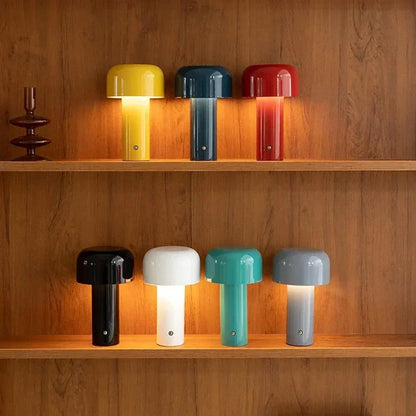 Tischlampe MushroomGlow – Design Champignon & Kabelloses Licht