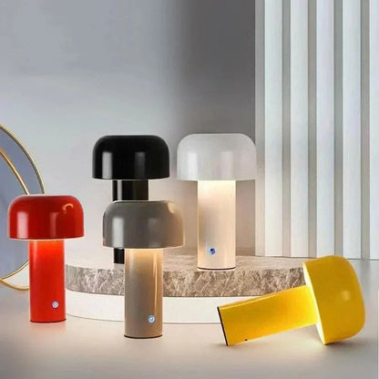 Tischlampe MushroomGlow – Design Champignon & Kabelloses Licht