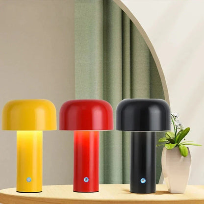 Tischlampe MushroomGlow – Design Champignon & Kabelloses Licht