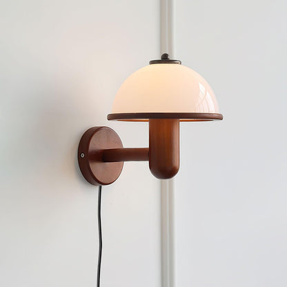Garduru Holz Wandlampe – Elegante Eichenoptik mit sanftem LED-Glühen