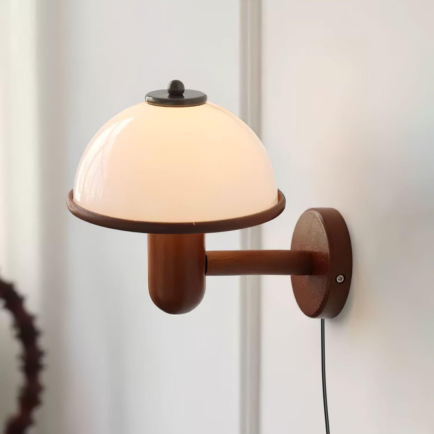 Garduru Holz Wandlampe – Elegante Eichenoptik mit sanftem LED-Glühen
