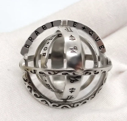 Solar Symbol Ring – Hergestellt aus Nickellegierung – 2mm Breite, Elegant und Langlebig