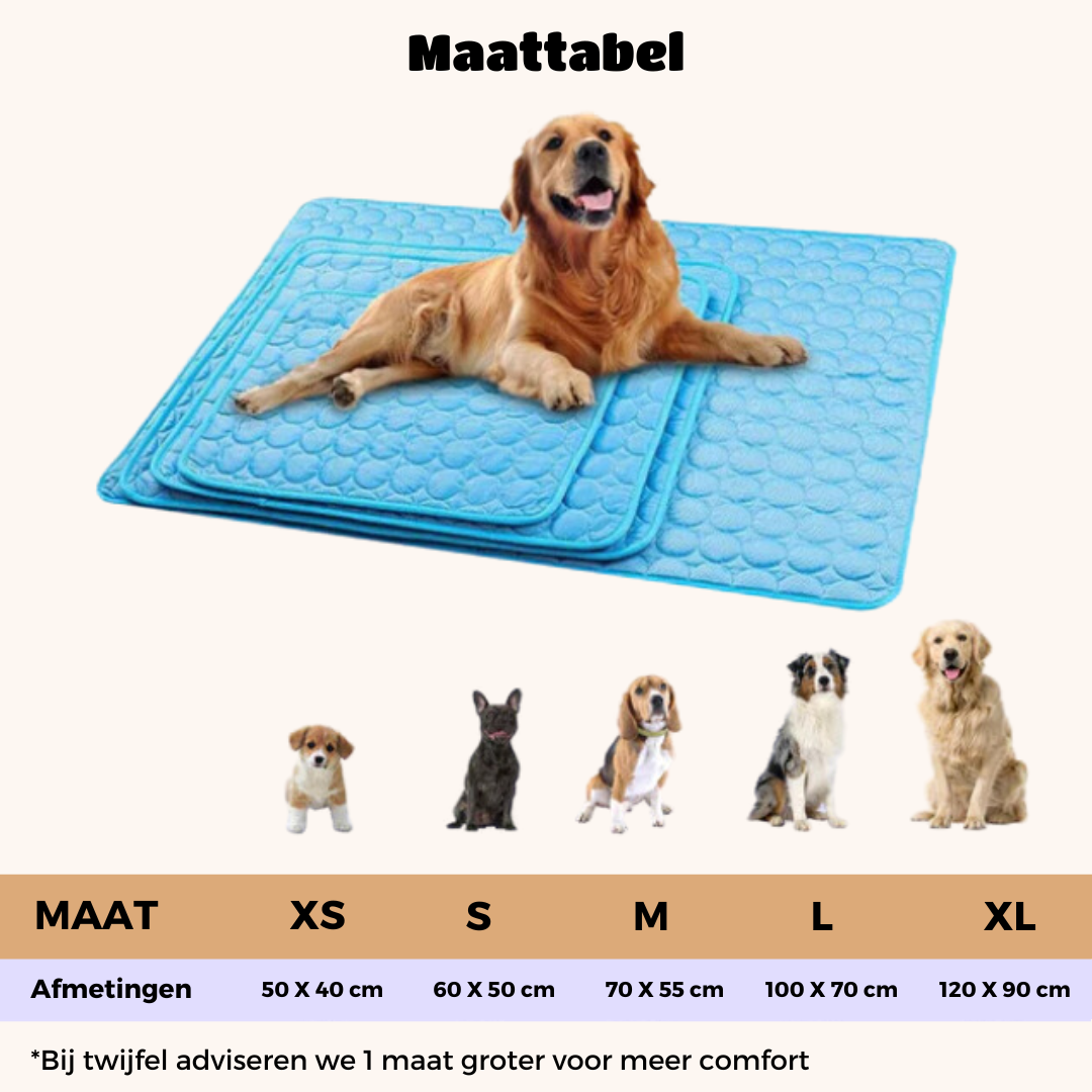 Innovative Kühlmatte für Hunde (4x Kühlkraft) - ChillComfort