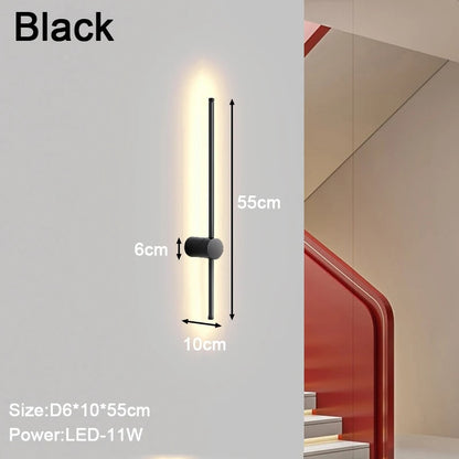 Minimalistische LED-Wandlampe NordicShine - Modernes und elegantes skandinavisches Design