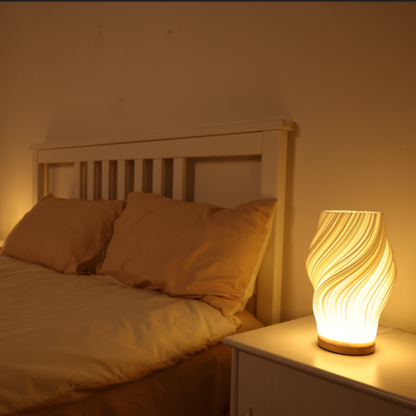 Serene Wavecrest Lampe - Moderne dimmbare wellenförmige LED-Leuchte für elegante Wohnkultur