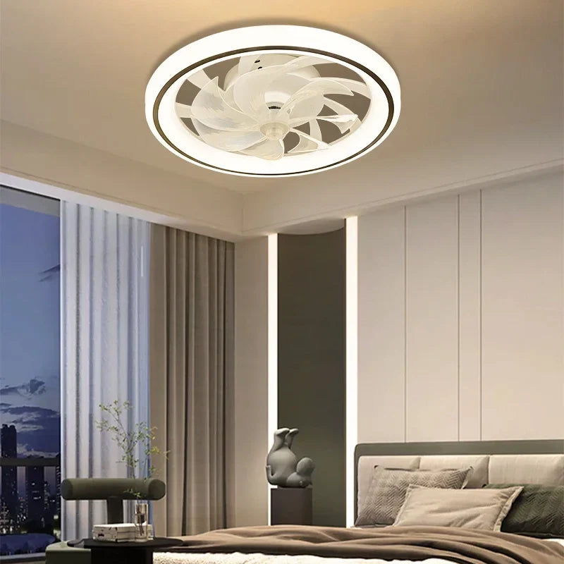 AirLyft Smart Deckenventilator - Rückziehbarer Silent-Ventilator mit LED-Licht
