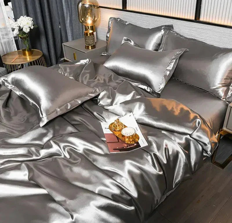 ÉléganceSatin – Luxuriöse Satin-Bettdecke