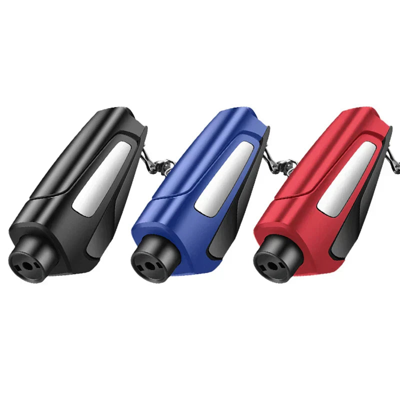 Tragbarer Notfall-Autohammer mit Sicherheitsgurtschneider - Kompakte Sicherheits-Rettungswerkzeug für die Flucht