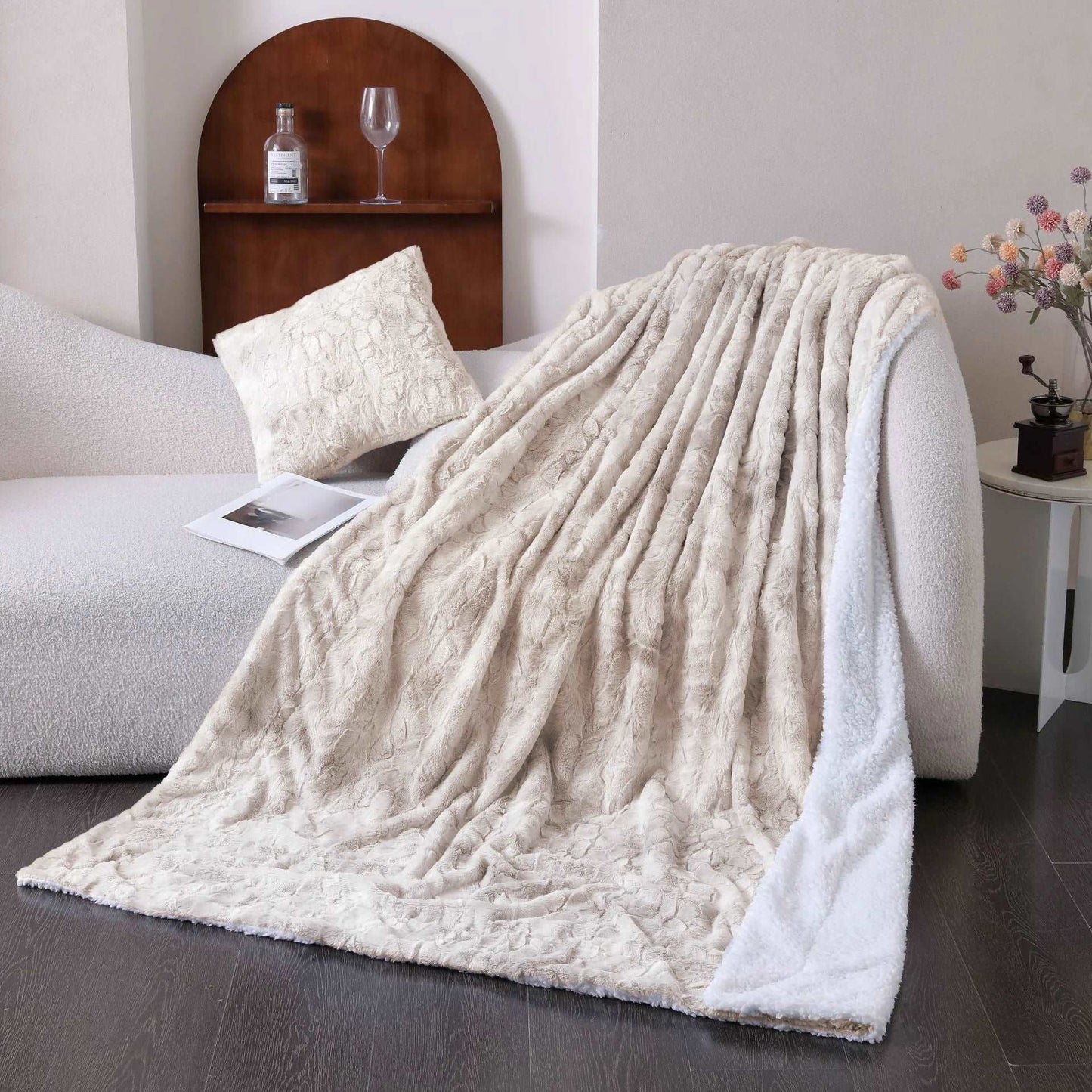 CloudLuxe – Doppel-Lagige Flauschige Bettdecke mit Luxuriösem Komfort
