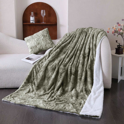 CloudLuxe – Doppel-Lagige Flauschige Bettdecke mit Luxuriösem Komfort