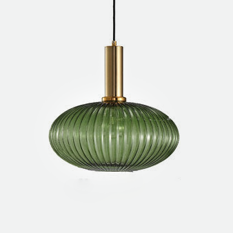 RoyaleGlow Texturiertes Glas Pendelleuchte – Elegante verstellbare Deckenleuchte für moderne Innenräume