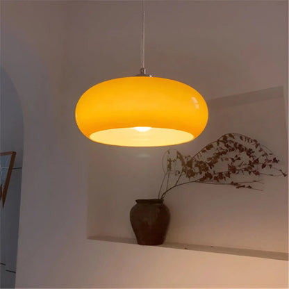 Moderne Glas Hängeleuchte – Retro Nordic Design & LED-Technik